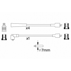 0 986 356 882 BOSCH Комплект проводов зажигания