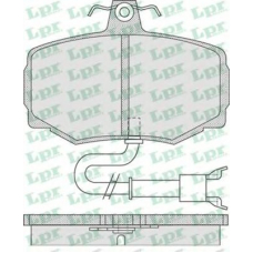 05P753 LPR Комплект тормозных колодок, дисковый тормоз