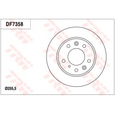 DF7358 TRW Тормозной диск
