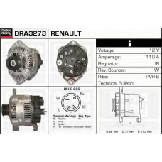 DRA3273 DELCO REMY Генератор