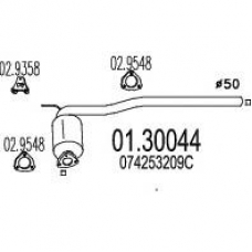 01.30044 MTS Предглушитель выхлопных газов