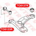 TO0137R VTR Сайлентблок нижнего рычага пер