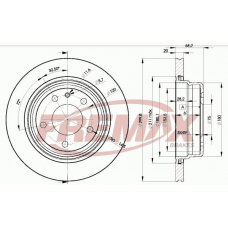 BD-2459 FREMAX Тормозной диск