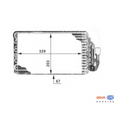 8FV 351 210-011 HELLA Испаритель, кондиционер