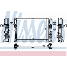 62796 NISSENS Радиатор, охлаждение двигателя