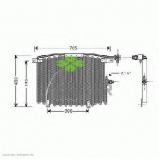 94-5001 KAGER Конденсатор, кондиционер