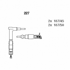 227 BREMI Комплект проводов зажигания