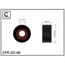 331-00 CAFFARO Натяжной ролик, поликлиновой  ремень