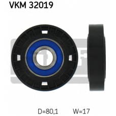 VKM 32019 SKF Паразитный / ведущий ролик, поликлиновой ремень