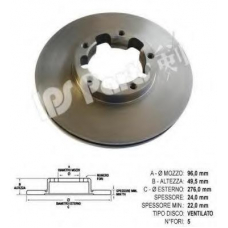 IBT-1181 IPS Parts Тормозной диск