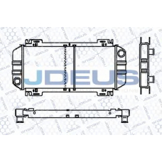 RA0120421 JDEUS Радиатор, охлаждение двигателя