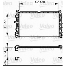 810949 VALEO Радиатор, охлаждение двигателя