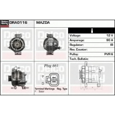 DRA0116 DELCO REMY Генератор