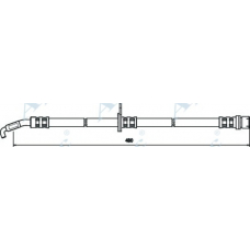 HOS3413 APEC Тормозной шланг