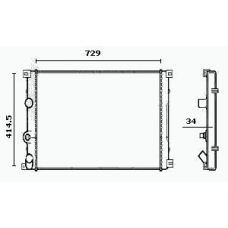 RM0418 EQUAL QUALITY Радиатор, охлаждение двигателя