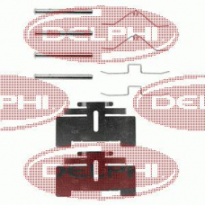 LX0034 DELPHI Комплектующие, колодки дискового тормоза