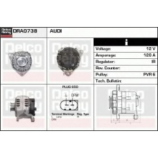 DRA0738 DELCO REMY Генератор