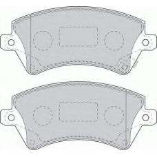 T0610261 RAMEDER Комплект тормозных колодок, дисковый тормоз