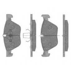 SP 427 SCT Комплект тормозных колодок, дисковый тормоз