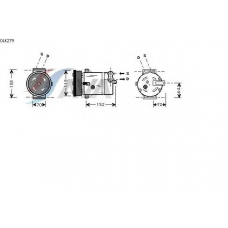 OLK279 GERI Компрессор, кондиционер