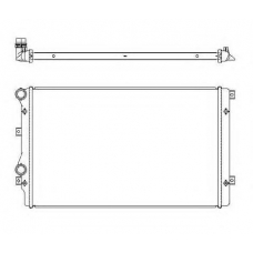 53406 NRF Радиатор, охлаждение двигателя