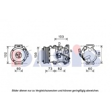 851992N AKS DASIS Компрессор, кондиционер
