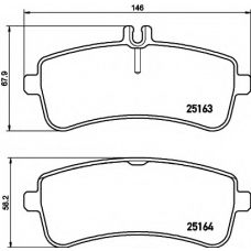 8DB 355 021-521 HELLA PAGID Комплект тормозных колодок, дисковый тормоз