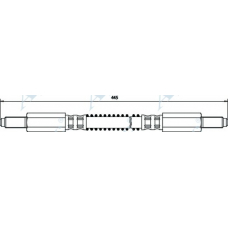 HOS3490 APEC Тормозной шланг