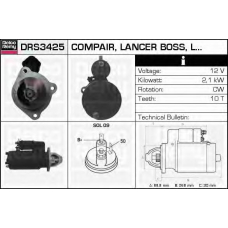 DRS3425 DELCO REMY Стартер