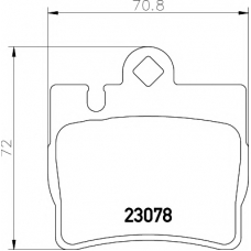 8DB 355 008-711 HELLA PAGID Комплект тормозных колодок, дисковый тормоз