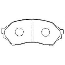 PN-5425 JNBK Колодки тормозные