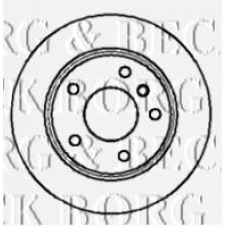 BBD4289 BORG & BECK Тормозной диск