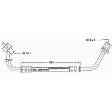 FBH6272 FIRST LINE Тормозной шланг