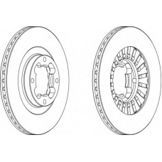 DDF465-1 FERODO Тормозной диск