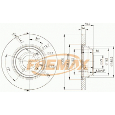 BD-4645 FREMAX Тормозной диск