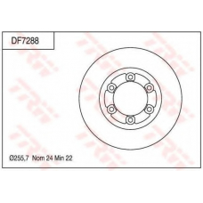 DF7288 TRW Тормозной диск