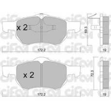 822-523-0 CIFAM Комплект тормозных колодок, дисковый тормоз