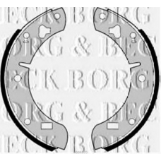 BBS6170 BORG & BECK Комплект тормозных колодок