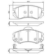 0 986 424 815 BOSCH Комплект тормозных колодок, дисковый тормоз