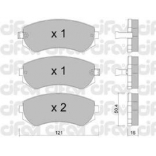 822-304-0 CIFAM Комплект тормозных колодок, дисковый тормоз