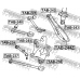 TAB-238 FEBEST Втулка, рычаг колесной подвески