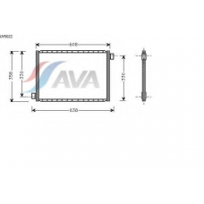 UV5022 AVA Конденсатор, кондиционер