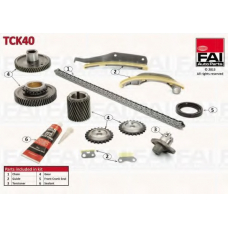 TCK40 FAI AutoParts Комплект цели привода распредвала