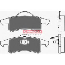 JQ1013048 KAMOKA Комплект тормозных колодок, дисковый тормоз