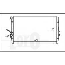 053-017-0011 LORO Радиатор, охлаждение двигателя