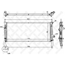 10-26752-SX STELLOX Радиатор, охлаждение двигателя