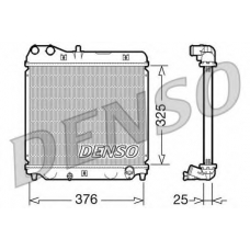 DRM40015 DENSO Радиатор, охлаждение двигателя