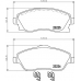 MDK0149 MINTEX Комплект тормозов, дисковый тормозной механизм