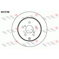 BS7078B FTE Тормозной диск