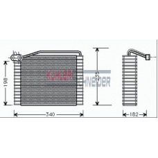 8712101 KUHLER SCHNEIDER Испаритель, кондиционер